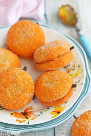 Clementine Cookies on a plate.